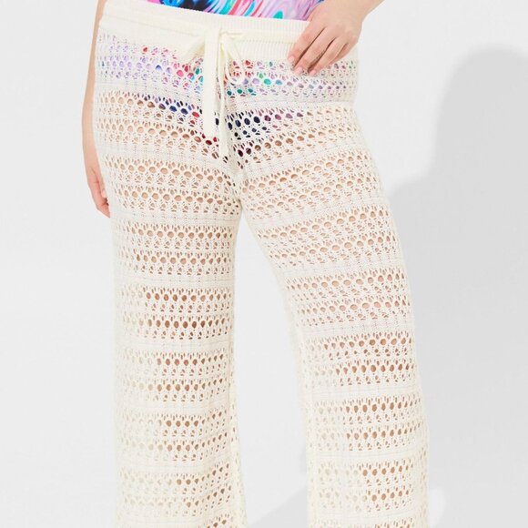 torrid Other - NWT Torrid Crochet Full Length Cover-Up Pant
